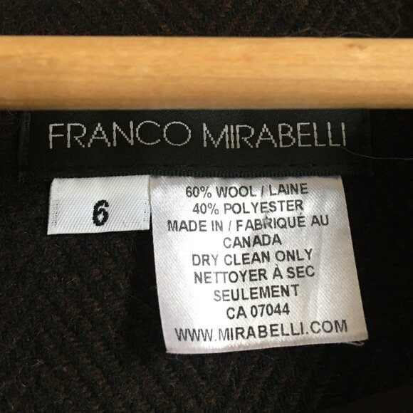 Vintage Designer Wool High-Low Victorian Crest Blazer Coat - Picture 11 of 11